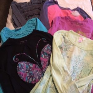 6 girl’s shirts